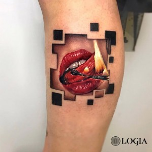 tatuaje-labios-brazo-logiabarcelona-giuliadelbianco 